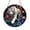Acrylic 3.5 Inch, variant on White Feline Portrait Stained Glass Style Window Decor, Fantasy Animal Hanging Art Panel