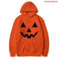 thumbnail image 2 of Sudadera con capucha de cara de calabaza para hombre y mujer, jersey de cara sonriente para Halloween, ropa con estampado de dibujos animados, prendas de vestir, Tops, invierno, 2021, 2 of 4