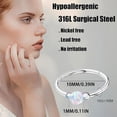 thumbnail image 3 of YYKihy Small Cartilage Hoop Earrings For Women Men Opal Silver Earrings 316L Surgical Hinge Huggie Hoop Earrings For Tragus Conch Earlobe Piercing Jewelry, 3 of 7