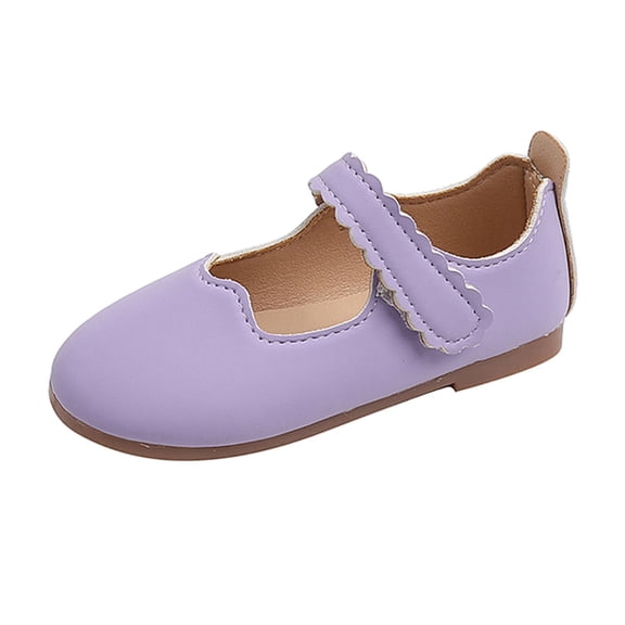 shoper Mary Jane Shoes for Girls School Uniform Flats Dress Shoes for Music Recitals (Little/Big Kids) Light Purple