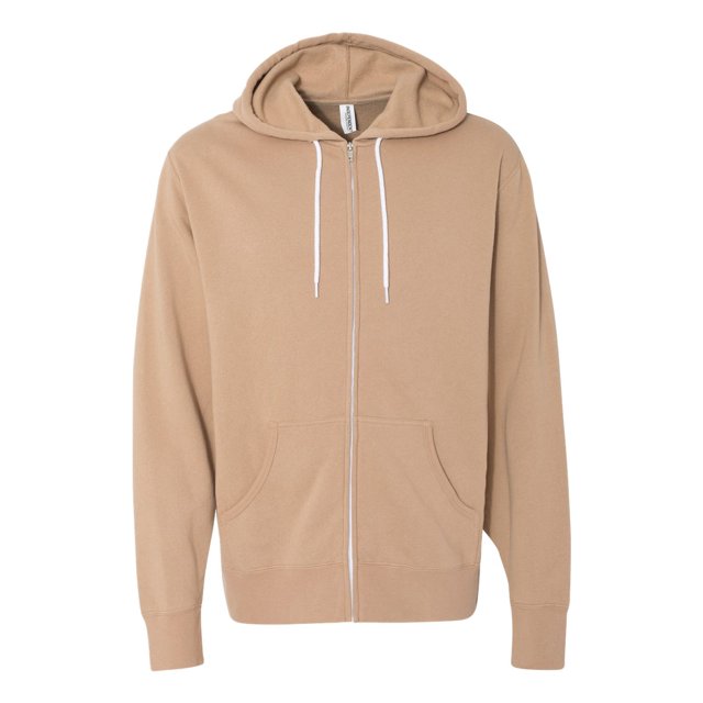 Independent Trading Co. Sweat à Capuche Léger Unisexe à Fermeture Éclair Complète, TP