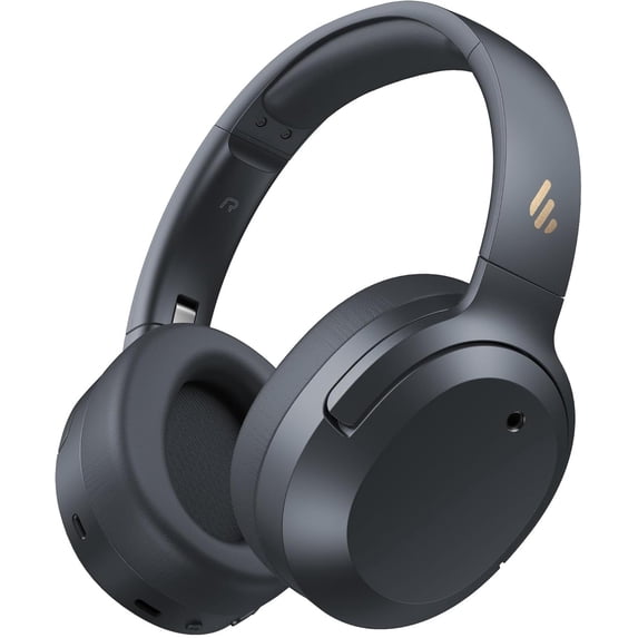 Restored Edifier W820NB Plus Gen 2 Wireless Over-Ear Noise Cancelling Headphone, -49 dB ANC, LDAC Hi-Res Audio, 88H Playtime, Spatial Sound, AI Clear Calls, Bluetooth V6.1 - Dark Gray (Refurbished)