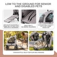 thumbnail image 4 of Monibloom Heavy Duty Pet Stroller for Large Dogs up to 99lb with Anti-Slip Ramp & All-Terrain Wheels for Senior & Disabled Pets, 4 of 6