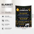 thumbnail image 5 of Grandson Blanket Gifts, Grandson Gifts from Grandma, Grandson Blanket Gifts Idea, to My Grandson Christmas Graduation Birthday Gift Blanket (60"x50"), 5 of 5