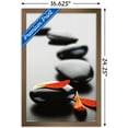 thumbnail image 3 of Massage Stones - Red Wall Poster, 14.725" x 22.375", Framed, 3 of 3