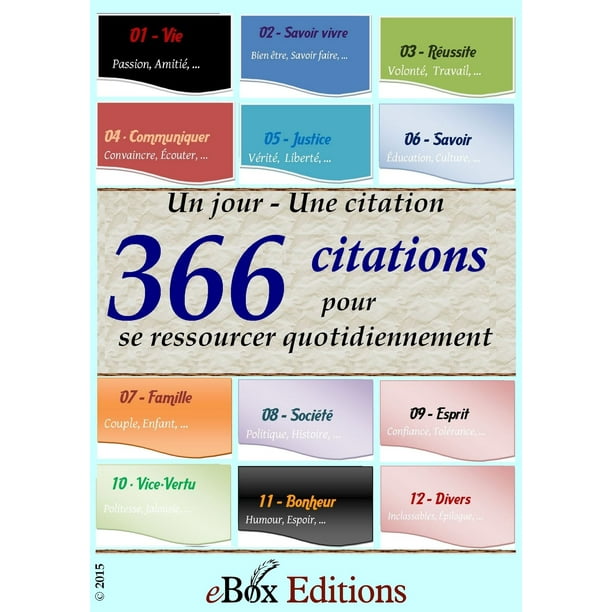 Un Jour Une Citation Ebook Walmart Com Walmart Com