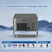 [1100 ANSI & Built-in TV] Magcubic Portable Projector 1080P Native with Auto Focus, Auto Keystone Correction, WiFi & Bluetooth, Built-in Streaming TV Stick, Supports 4K HDR10, Ideal for Home Theater
