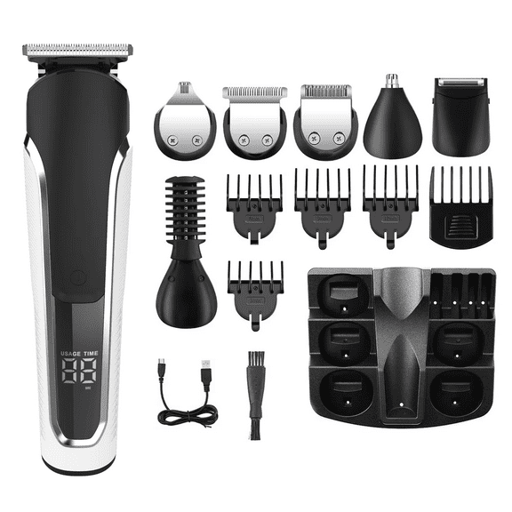 Hair Trimmer,Hair clippers for home use, , digital hair salons,  head engraving, shaving clippers,Mens Grooming Kit and Hair Clipper, Nose, Ear,Body and Face, Electric Razor with USB