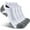 4 Pairs White, variant on Mens No Show Compression Athletic Socks, Cushioned for Running Hiking