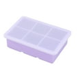 thumbnail image 2 of Large Silicone Ice Cube Tray, Whiskey Cocktail Mold With Lid, Hexagonal Ice Block Maker, Freezer-Safe Drink Cooler, BPA-Free Bar Accessory, 2 of 6