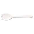 thumbnail image 2 of Woeilo Plastic Spork. 5.5 inches. Pack of 125 Count White, 2 of 4