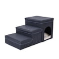 thumbnail image 2 of Escalera para perros jinwen Cueva Cama Antideslizante Multifuncional 68 cm x 35 cm x 33 cm, 2 of 8