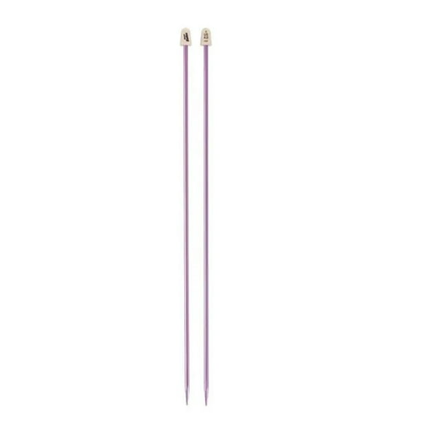 Aguja Aluminio Punta Morado Redondeada Ultrasuave Susan Bates Coats Implementos Susan Bates T1106-AGUL4