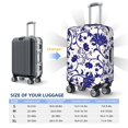 thumbnail image 5 of Goofa Blue And White Porcelain Pattern Pattern Luggage Covers For Suitcase,Suitcase Cover Protector Fit 18-32 Inch Luggage-Large, 5 of 9