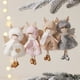 thumbnail image 2 of Angel Girl Pendant Christmas Tree Decorations Antler Decor Hanging Plush Ornaments Adorable Party Dolls Xmas Angel Pendants, 2 of 5