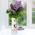 thumbnail image 2 of Florero decorativo para dormitorio, florero de cerámica, maceta coleccionable, soporte de flores, arreglo Floral para restaurante, Bar, cocina, Estilo B, 2 of 8