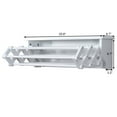 thumbnail image 2 of Costway Wall-Mounted Drying Rack Folding Clothes Towel laundry Room Storage Shelf White, 2 of 10