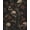 Black, Pattern 1, variant on ODIKA 9'x12' Washable Area Rug Dark Gothic Skulls and Intricate Ornaments Victorian Inspired Detailed Artistry for Master Suite, California King, Under Bed, Non-Shedding, Easy Care
