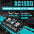 thumbnail image 6 of 2PACK Battery and Charger Replacement for Makita 18V Battery Lithium-ion BL1860B BL1850B BL1840B BL1830B BL1815 Dual Charger, 6 of 8