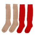 thumbnail image 1 of PAMINGONO 2Pares De Calcetines Largos Slouch Para Mujer Ajuste Holgado Y Protección El Frío, 1 of 6