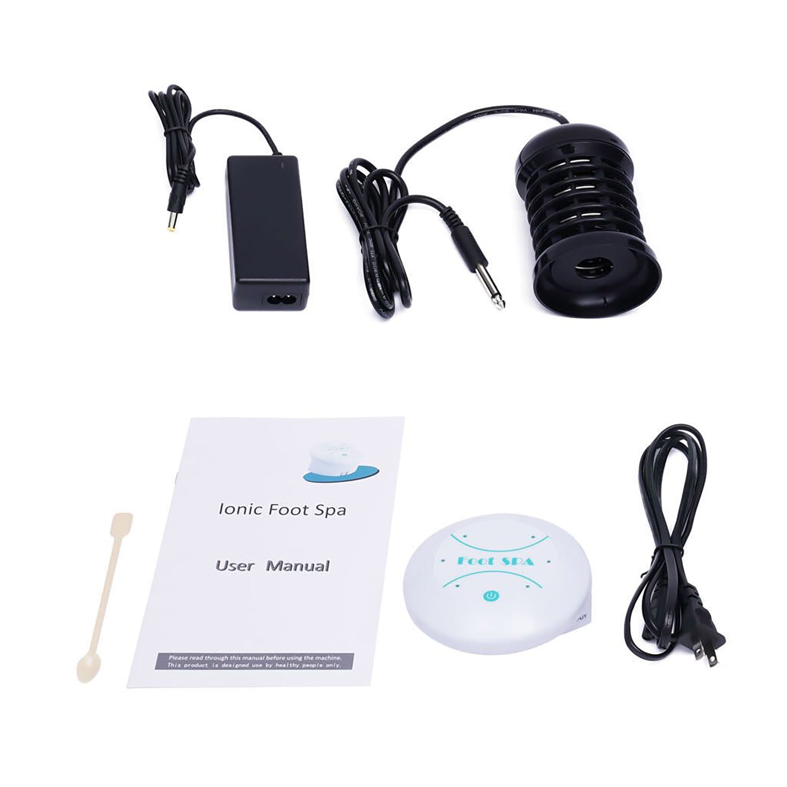 GUYUTING Detox Foot Bath Ionic Spa Machine for Health Benefits Pain Relief Sleep White ABS Portable Easy Use