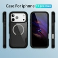 thumbnail image 4 of Phone Case Compatible with iPhone 17 Pro, [Compatible with MagSafe] Stable Camera Stand Magnetic Kickstand Anti-fall Multi-layer Protection for iPhone 17 Pro, B, 4 of 10