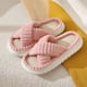 thumbnail image 4 of Zapatos Sin Cordones para Mujer Pantuflas Con Banda Cruzada Felpa Acogedoras Suministros El Antideslizantes, 4 of 9