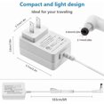 thumbnail image 3 of SHNITPWR 24V 0.5A 500mA Power Supply Adapter for Essential Oil Diffuser Aromatherapy Humidifier ETL Listed Class 2 Power Adapter 100V~240V AC to DC 24 Volt 12W Converter 5.5x2.1mm Tip 6ft Power Cord, 3 of 7