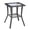 Gray, variant on IVV 18-inch Outdoor Square Side Table, 2-Tier Wicker Rattan Patio Table w/ Ripple Glass Top & Powder-Coated Steel Frame, Easy Assembly, Black