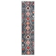 thumbnail image 2 of Safavieh Farmhouse Beulah Tribal Polyester Runner Rug, Dark Gray/Gold, 2'2" x 5', 2 of 10