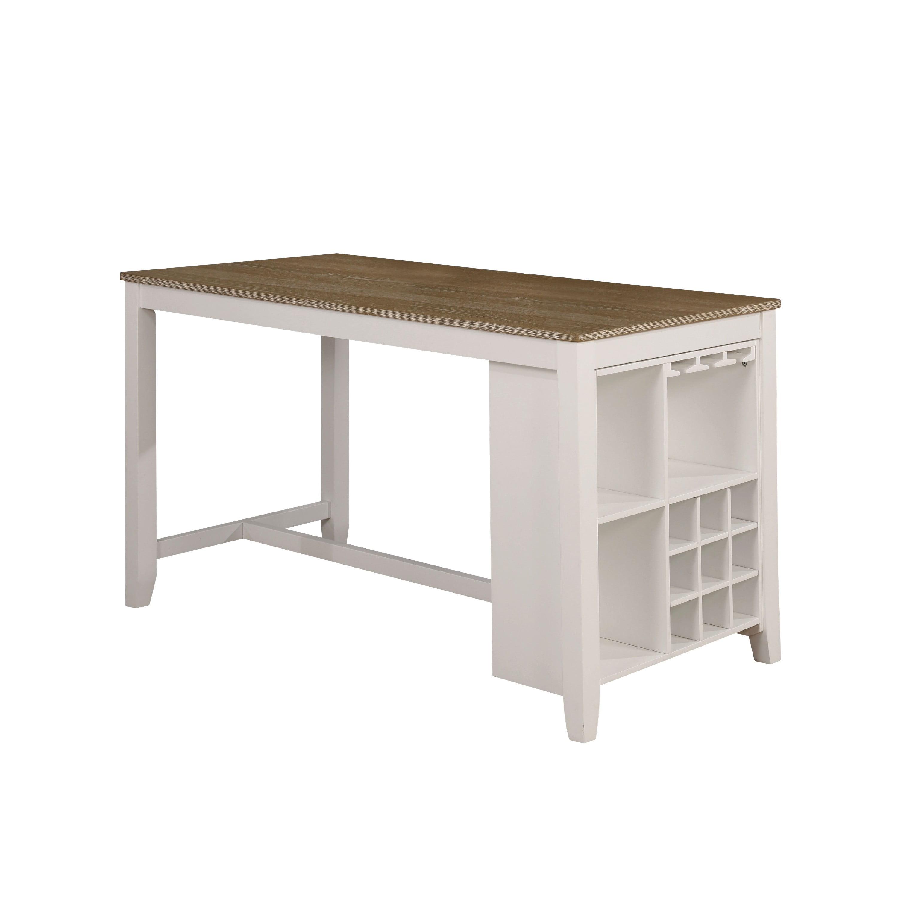 Mandelin Multi-Storage Counter Height Island Dining Table ...