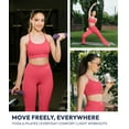 thumbnail image 3 of Nirlon Y Back Adjustable Sports Bras For Women - Nirlux Camisole Sports Bra, Stretchy Womens Tops Soft Workout Tops For Women (Magenta, 12), 3 of 6