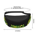 thumbnail image 3 of Men Women Jamaican Logo Fanny Pack Crossbody Waist Belt Bag Easy Carry Any Phone Wallet, 3 of 7