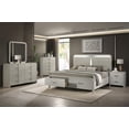 thumbnail image 2 of Aria Modern Style King 5Pc Bedroom Set Made with Wood in Beige Color, 2 of 13