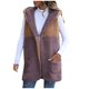 thumbnail image 1 of Chaqueta de Piel Sintética Para Mujer, Abrigo de Felpa Con Capucha Y Costuras Sin Botones Sueltos Odeerbi  ODB185527, 1 of 7