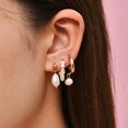 thumbnail image 3 of Juego de pendientes de aro de círculo de cadena larga para mujer, Piercing pequeño, joyería de pendiente Huggie, cartílago falso, Punk Rock Helix, 3 of 5