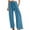 Blue, variant on Zuesphe Womens Pants Dressy Casual Plus Size Womens Capris Petite Short Length Flowy Pants for Women Plus Size Womens Plus Size Dressy Cargo Pants