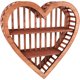 thumbnail image 1 of Estante de exhibición de madera montado en la pared Estante de exhibición de madera en forma de corazón para dormitorio, 1 of 7
