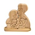 thumbnail image 1 of LUVCLS Rompecabezas de madera personalizado DIY Adorno con palabras grabadas Decoración familiar Navidad, 1 of 7