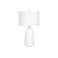 thumbnail image 2 of Table Lamp Lighting, 26"h, Table Lamp, Cream Ceramic, Ivory / Cream Shade, Modern,LED Lamp, 2 of 7