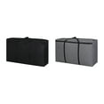 thumbnail image 3 of Inteprter Bolsas de asas Bolsa de viaje fácil de limpiar y versátil para bolsa de equipaje de almacenamiento conveniente de gran capacidad Almacenamiento y organización del hogar gris, 3 of 6