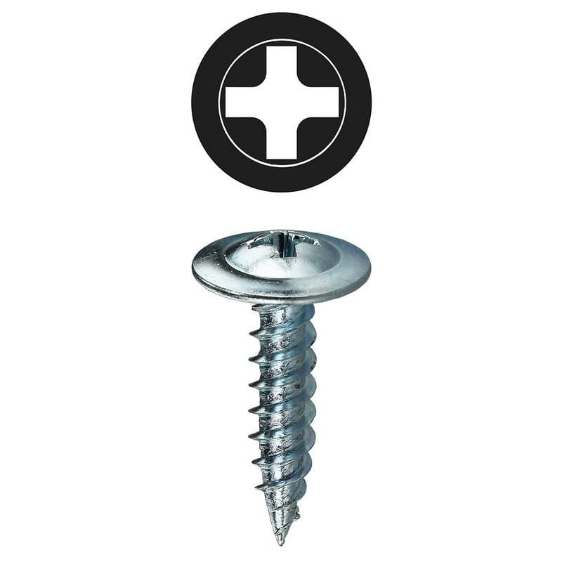 Zinc Plated Finish #3... Steel Self-Drilling Screw Star Drive Wafer Head Zinc Plated Finish #3... Steel Self-Drilling Screw Star Drive Wafer Head