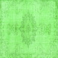 thumbnail image 1 of Ahgly Company Indoor Square Abstract Green Contemporary Area Rugs, 7' Square, 1 of 1