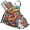 Colorful Futuristic Graffiti, variant on Turquoise and Gold Marble 5 Pcs Kitchen Set Heat Resistant Oven Mitts and Non-Slip Pot Holders with Adjustable Cooking Apron
