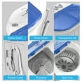 ROVSUN 11LBS Portable Washing Machine, Electric Mini Twin Tub Washer