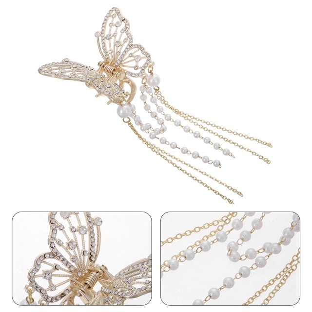 WASHWEPE Accesorio Metálico Para Con Vintage Y Borla Para Complementar Atuendos Con Estilo