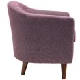 thumbnail image 4 of Fox Hill Trading Marissa Accent Chair, Plum Purple, 4 of 6