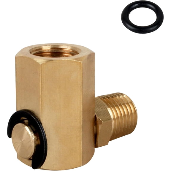 50310 Swivel Joint for Side Roll Fan Air Hose Reel 1/4 "FPT 1/4" MPT 90 Degree Air Hose Joint Brass Replacement Part