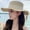 Rice, variant on Hat Spring And Summer Female Fashion Straw Hat Seaside Holiday Beach Hat Flat Top Floating Strap Bow And Sun Hat