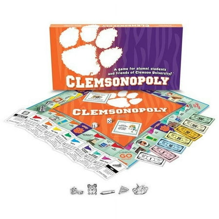 Late for the Sky Clemson University - Clemsonopoly Board Game